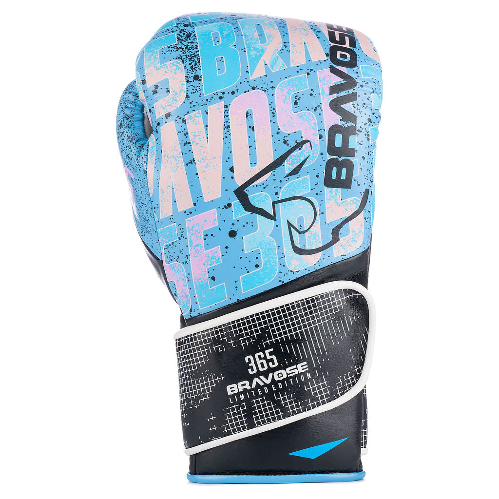 Bravose Limited Edition 16oz Velcro Boxing Gloves – Blue Edition-3