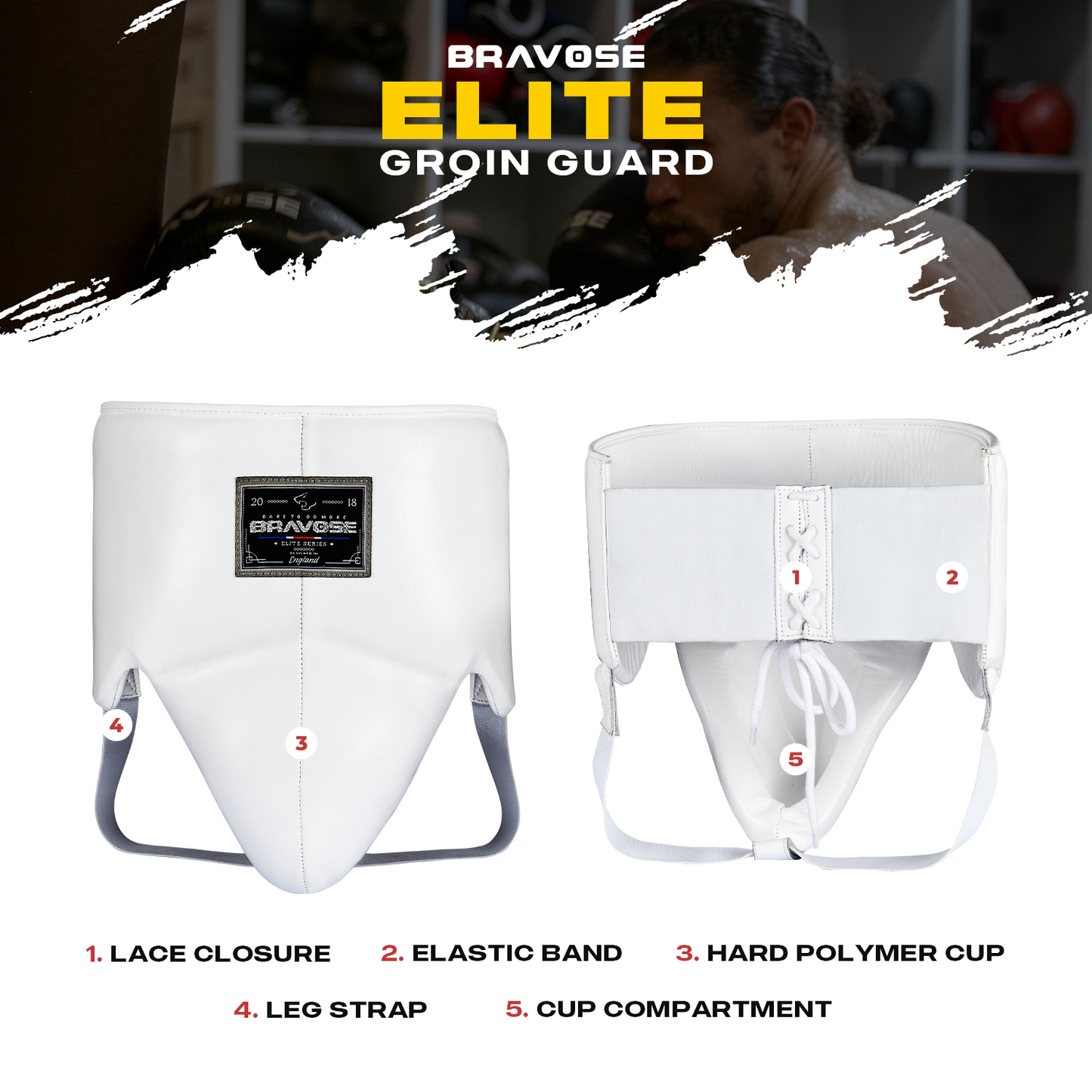 Elite Pro 2.0 Leather Groin Guard-3