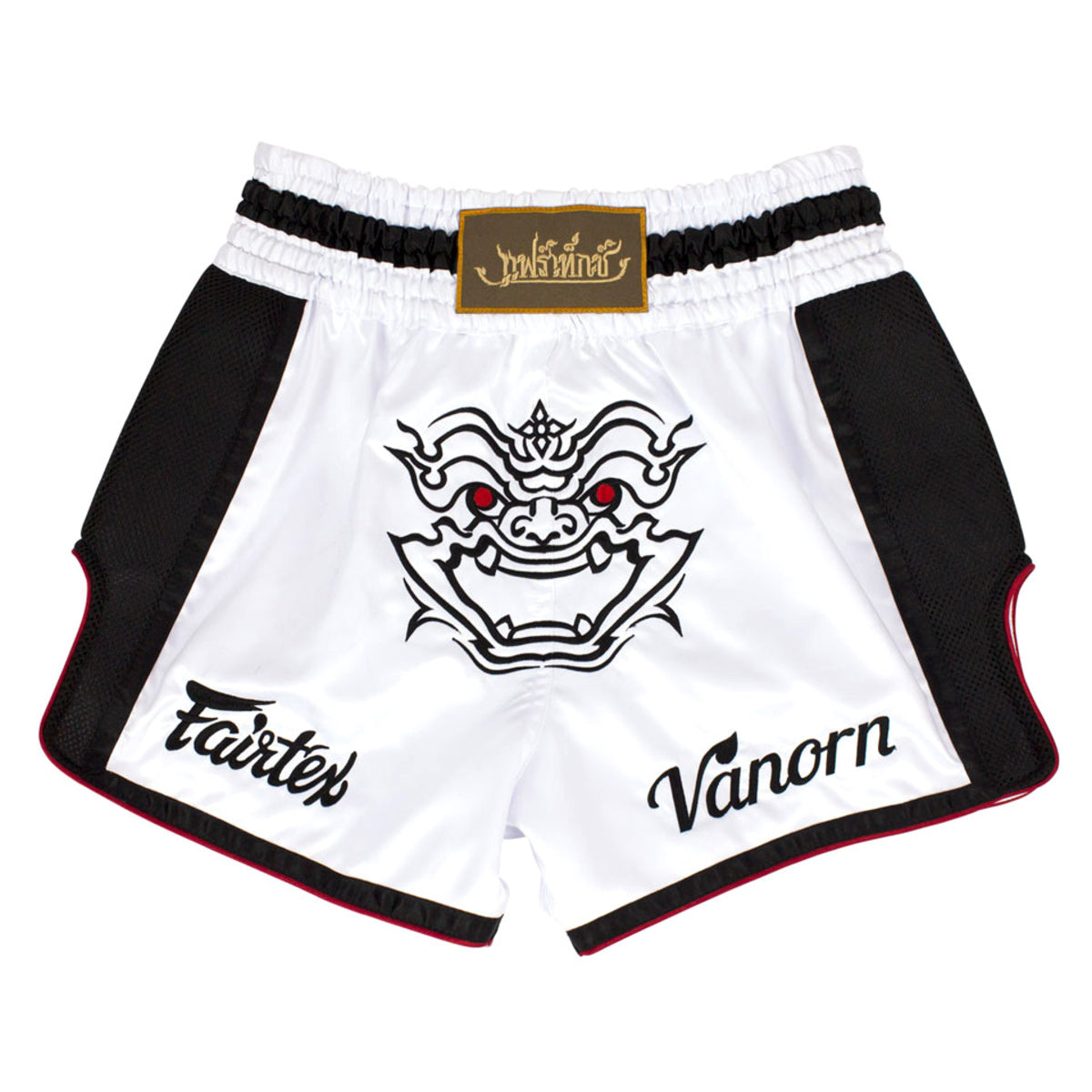 Fairtex Vanorn Slim Cut Muay Thai Shorts - White