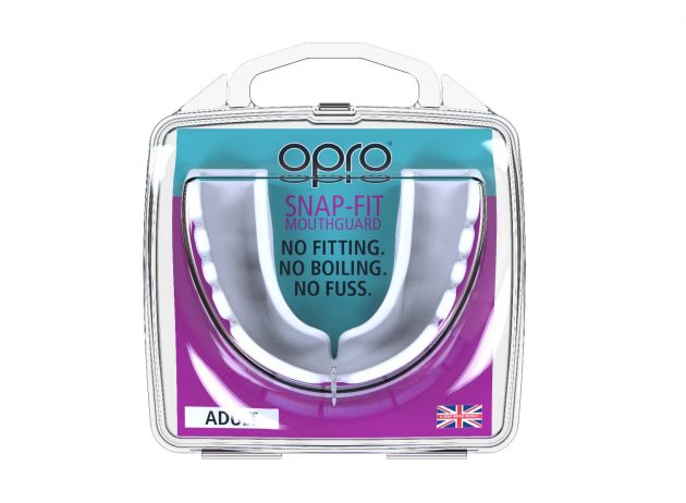 OPRO Snap Fit Mouthguard - White