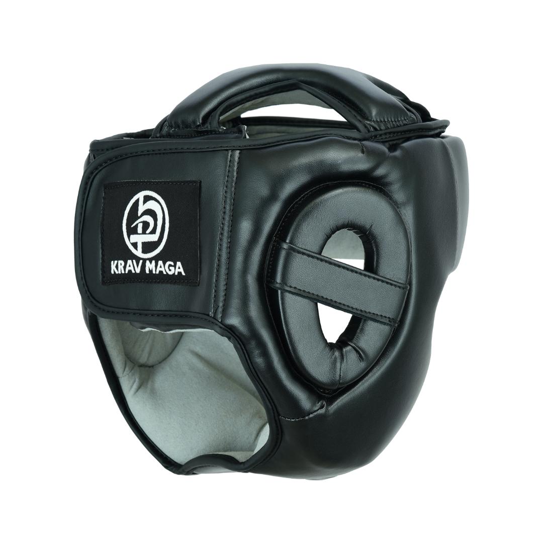 Krav Maga Full Face Head Guard - Black