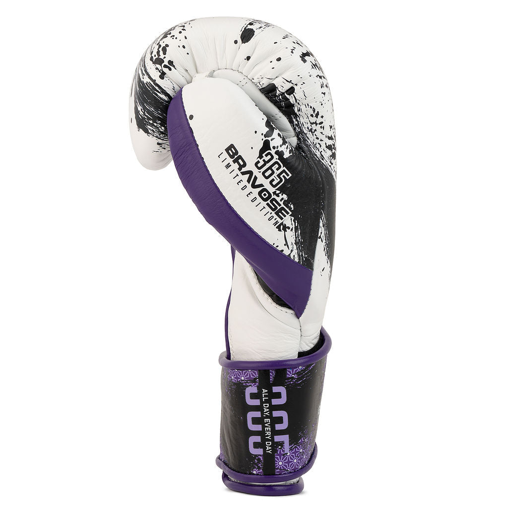 Bravose Limited Edition 16oz Velcro Boxing Gloves – Monochrome Splash Edition-3