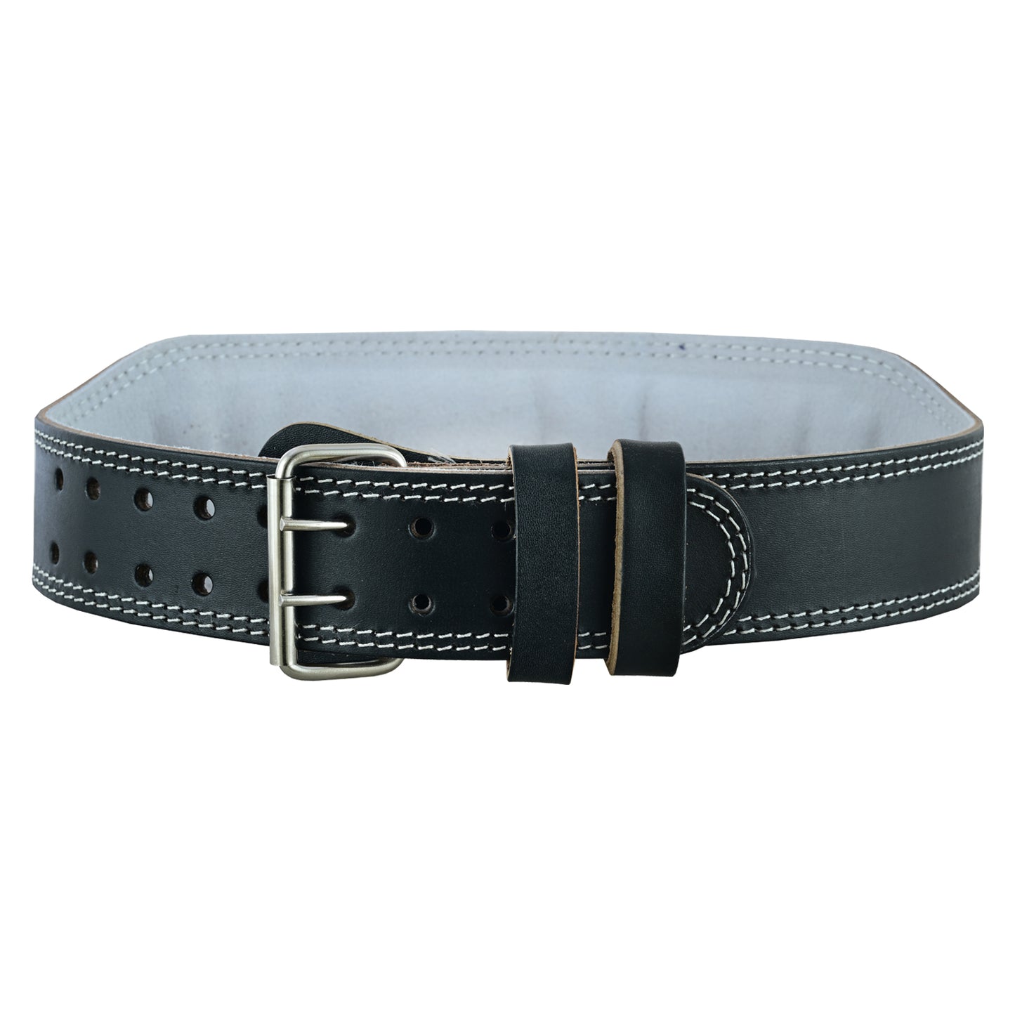 Pro Weight Training Range: Leather 4" Weight Lifitng Belt