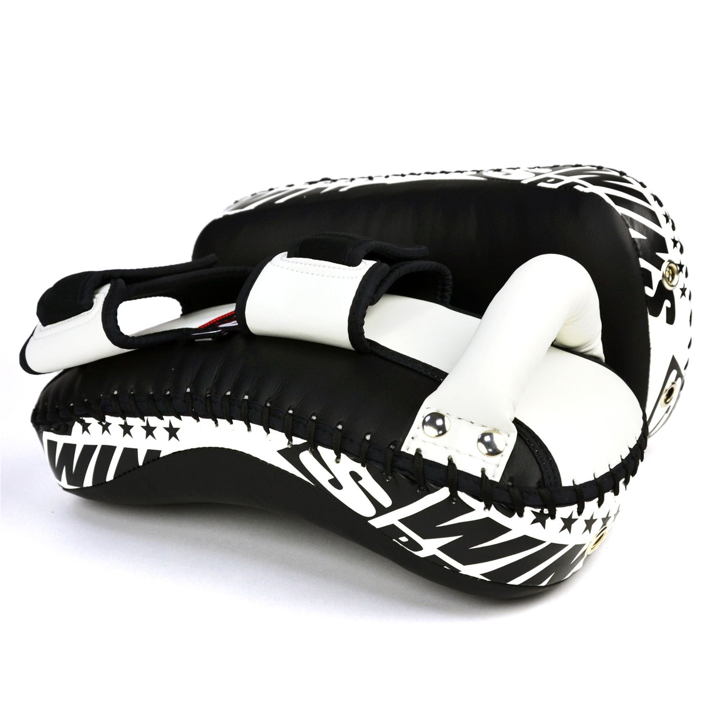 Twins Muay Thai Kick Pads Light Kick Pads - Black/White