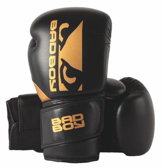 Bad Boy Zeus Matte Boxing Gloves - Black/Gold