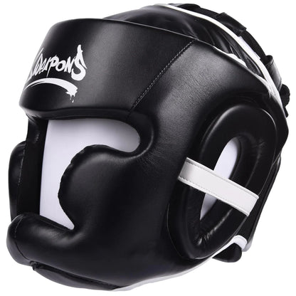 8 Weapons Unlimited Muay Thai Full Face Head Guard