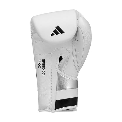 Adidas Pro Adispeed Boxing Gloves - White