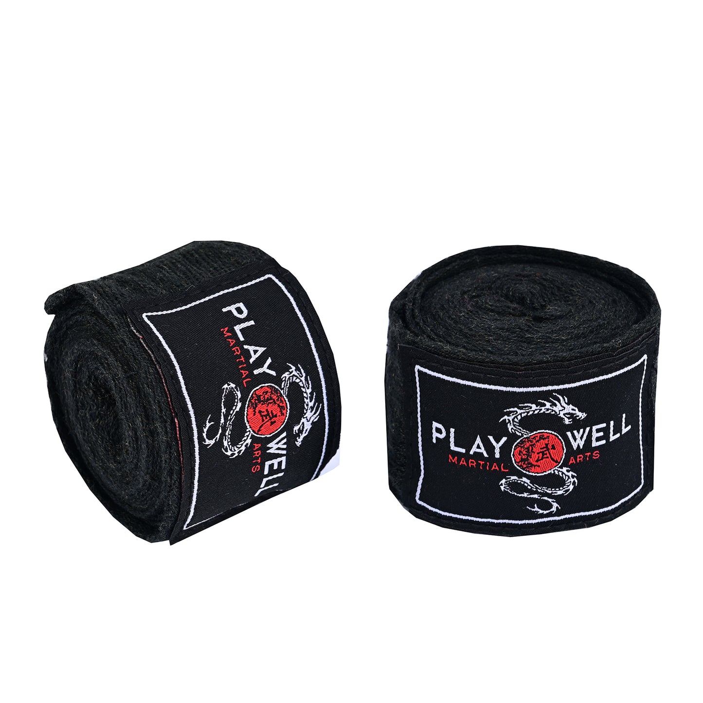Childrens Boxing Hand Wraps Pair 2.5M - Black