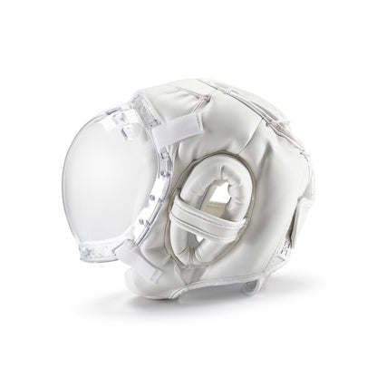 Kudo Adults White Padded Headguard: Full Mask  - NEW
