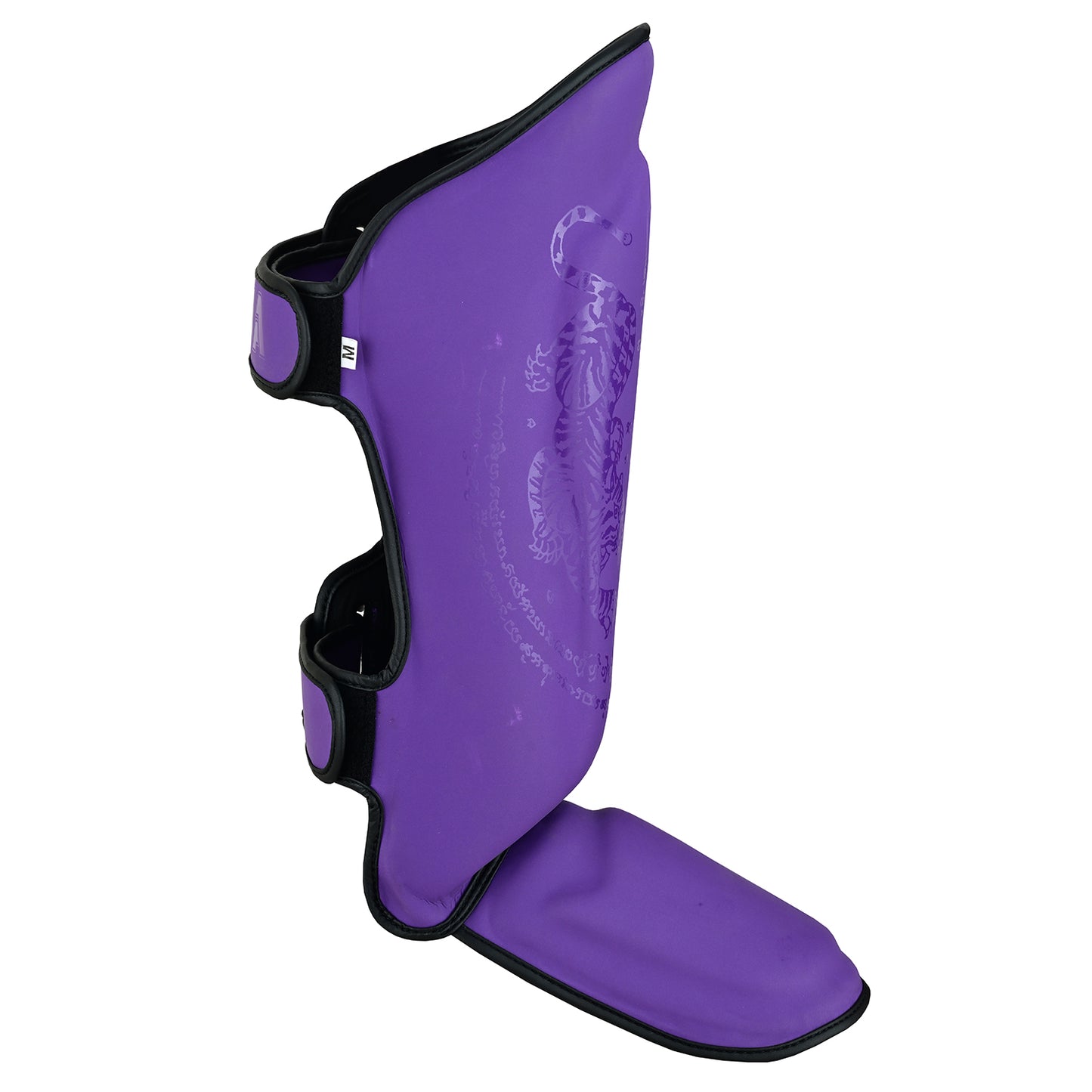 Ladies Muay Thai Twin Tiger Shin Instep Guards - Purple
