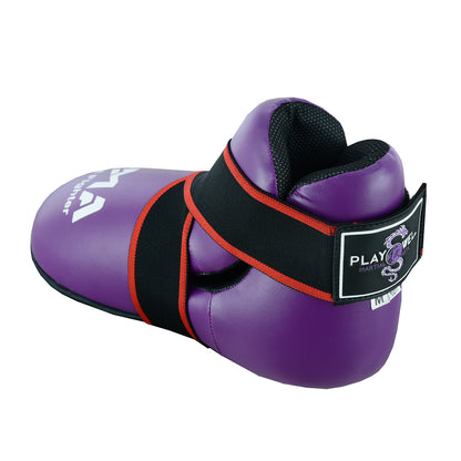 Semi Contact Point Sparring Boots - Purple
