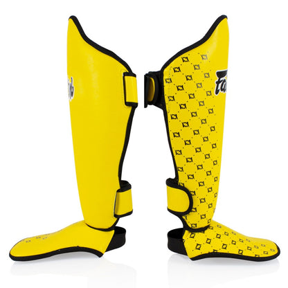 Fairtex SP5 Muay Thai Shin Pads - Yellow