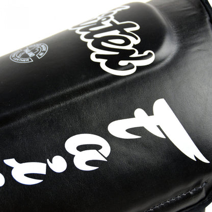 Fairtex SP7 Muay Thai Twister Detachable Shin Pads - Black