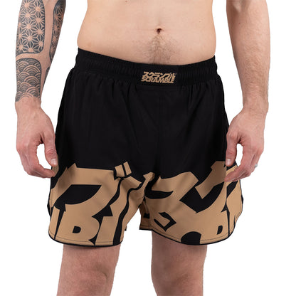 Scramble Baka Grappling Fight Shorts - Gold