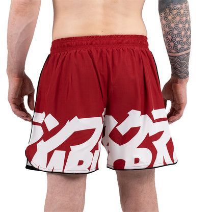 Scramble Baka Grappling Fight Shorts - Red