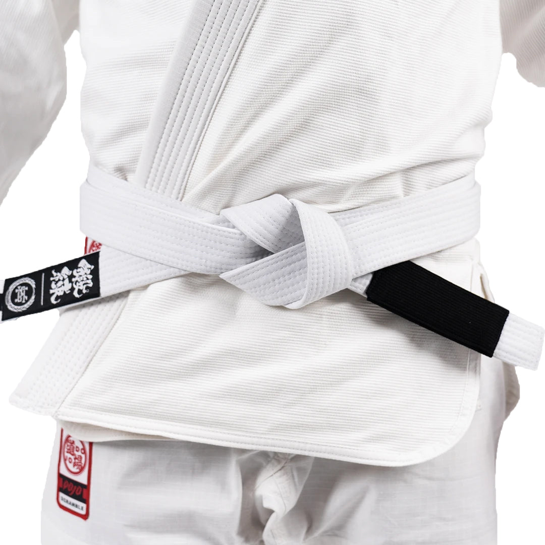 Scramble Kihon BJJ Jiu Jitsu Gi Belt - White