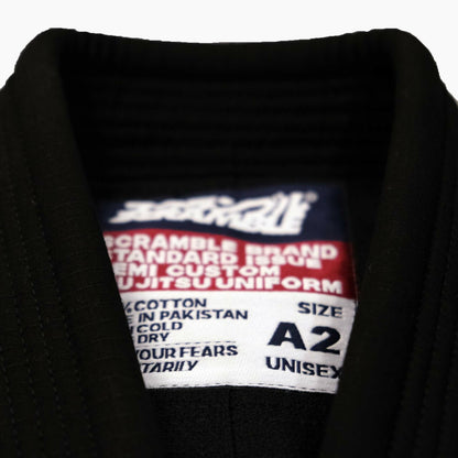 Scramble Standard Issue V3 Jiu Jitsu Gi - Black