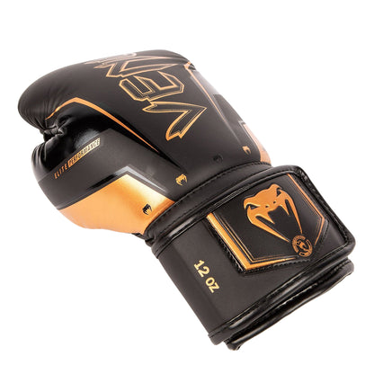 Venum Elite Evo Boxing Gloves - Black/Gold