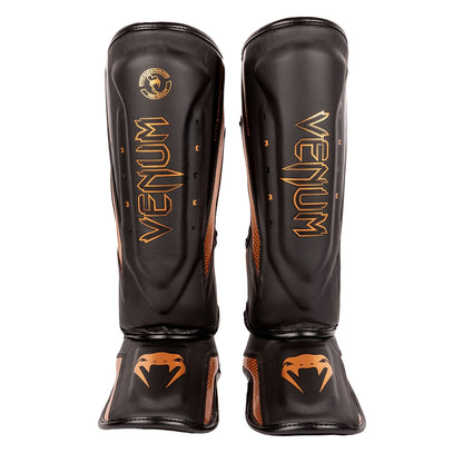 Venum MMA Muay Thai Elite EVO  Shin Guards - Black/Gold