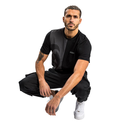 Venum MMA Giant Split T shirt  - New  - Grey/Black