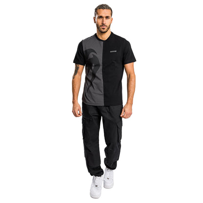 Venum MMA Giant Split T shirt  - New  - Grey/Black