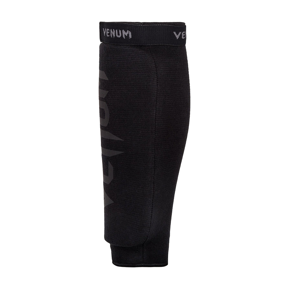 Venum Kontact Elasticated Shin Guards Only - Black/Black