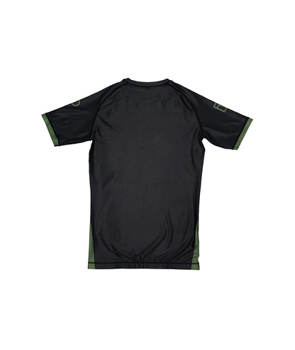 Progress Jiu Jitsu Academy Plus No Gi Rash Guard - Black/Green