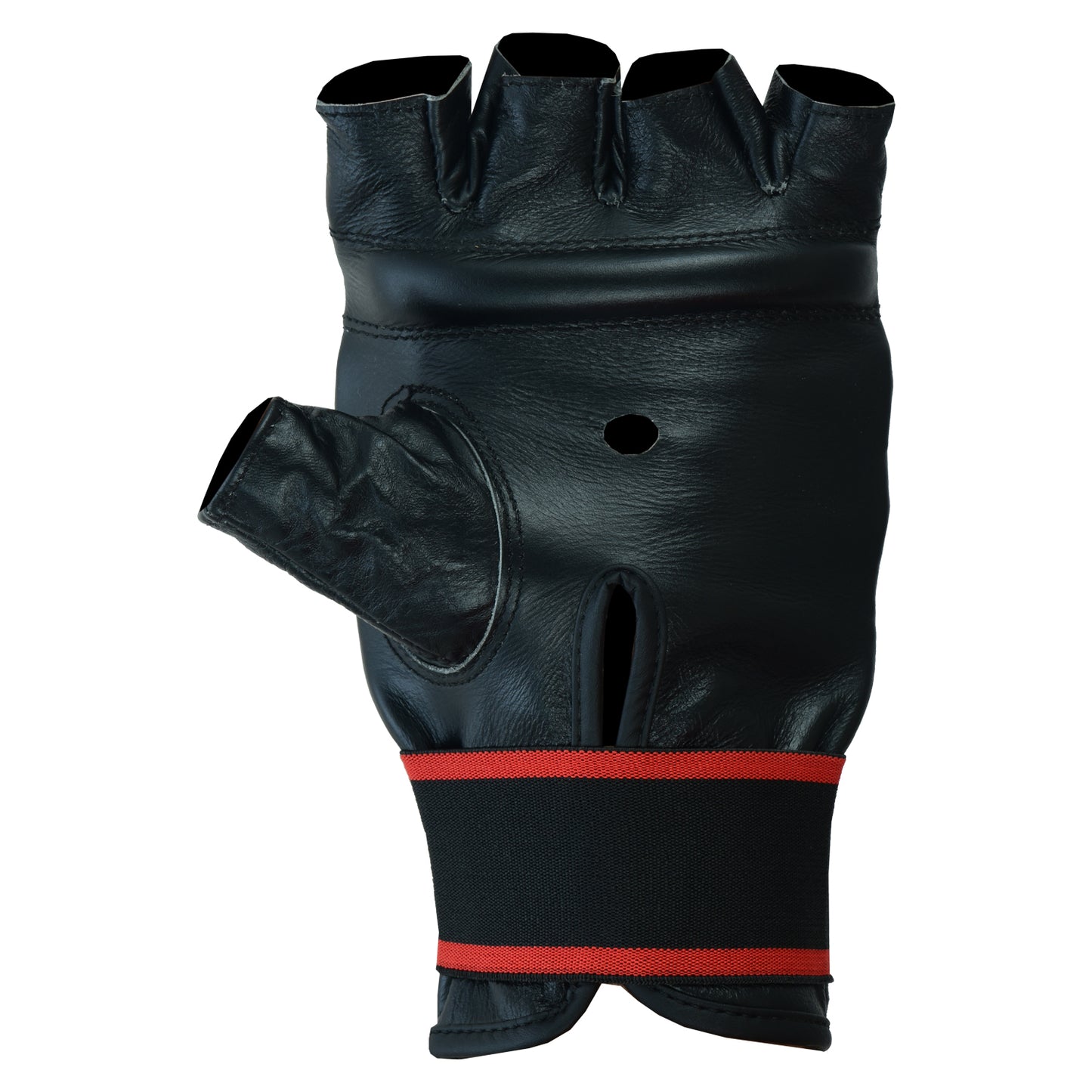 Deluxe Leather "Ultimate" Fingerless Bag Gloves