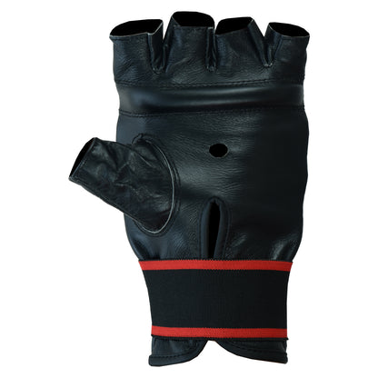 Deluxe Leather "Ultimate" Fingerless Bag Gloves