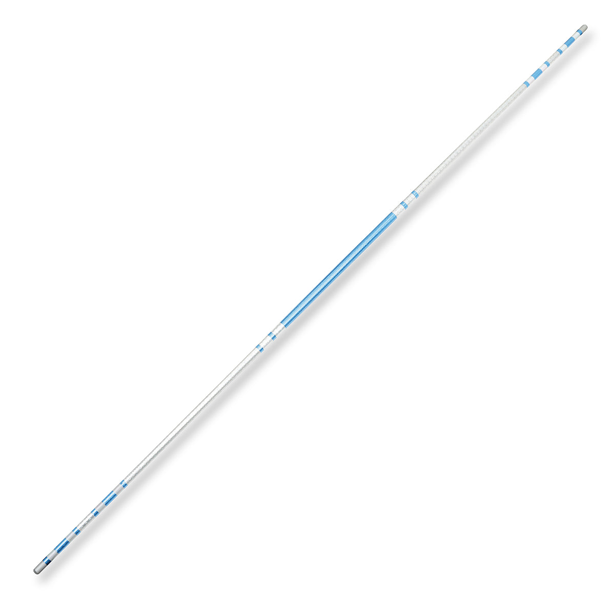 Chrome Competition Silver/Blue Ultra Light Bo Staff - 72" - PRE