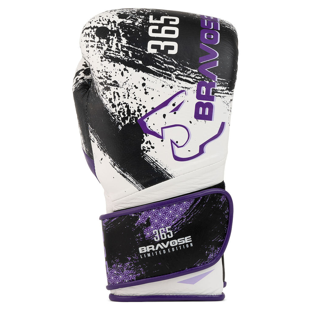 Bravose Limited Edition 16oz Velcro Boxing Gloves – Monochrome Splash Edition-1