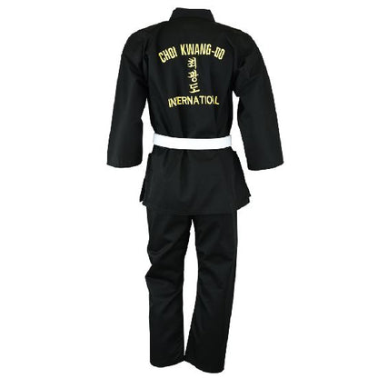 Official Choi Kwang Do Black Instructors Uniform - 9oz