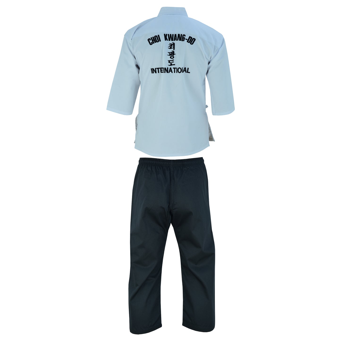 Adult Choi Kwang Do White jacket /Black Trouser Students Uniform
