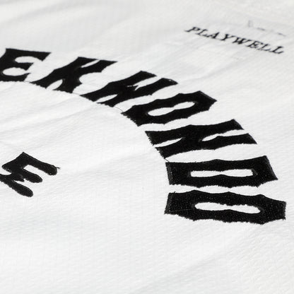 Korean Ultimate Taekwondo Uniform: White V-Neck