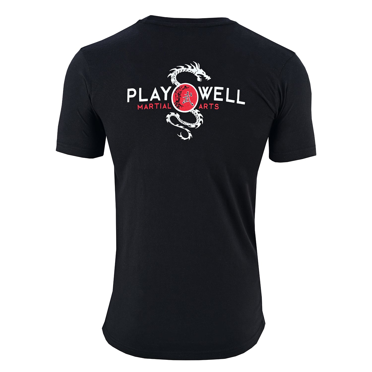 Playwell Cotton Dragon T Shirt   - Black