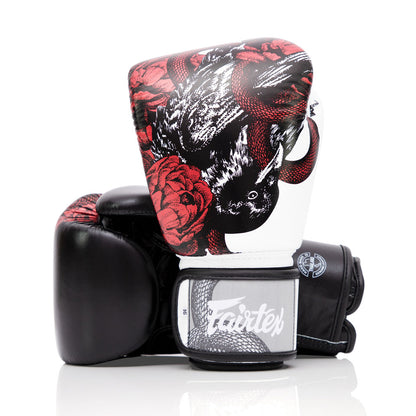 Fairtex BGV24 Beauty of Survival Leather Boxing Gloves