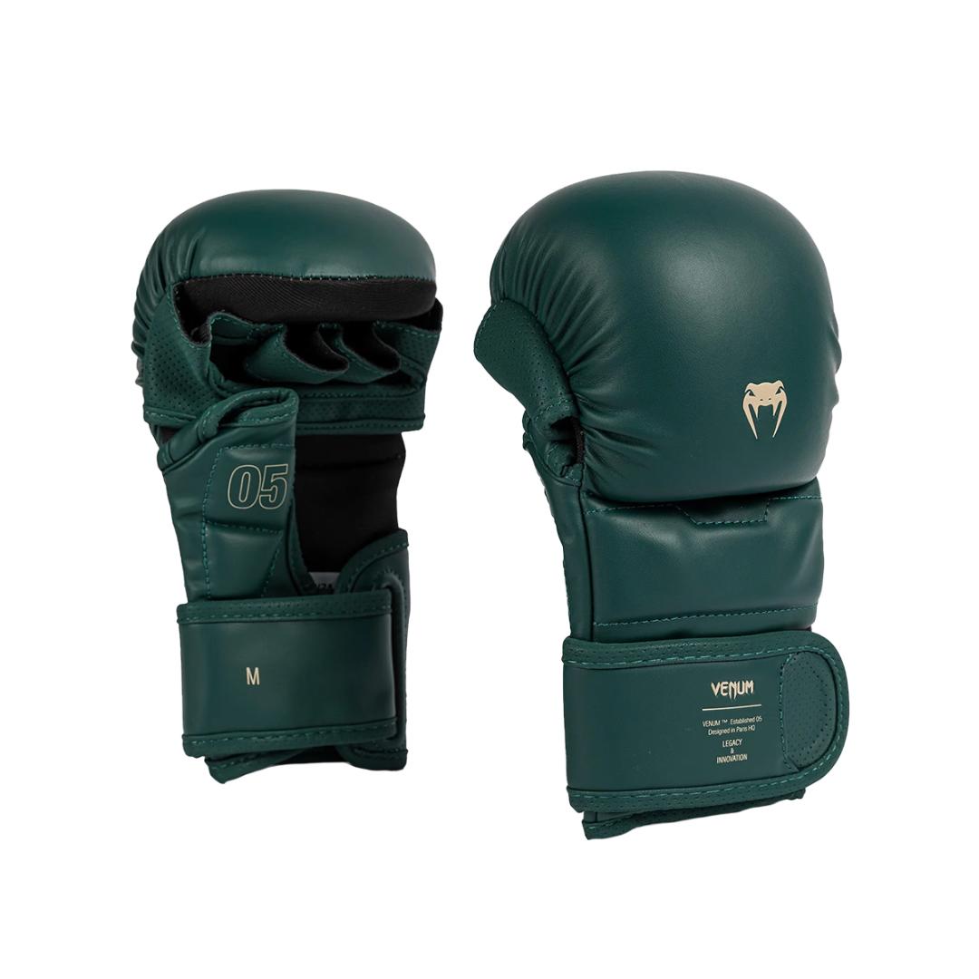 Venum Impact Evo MMA Sparring Gloves 7oz - Emerald Green