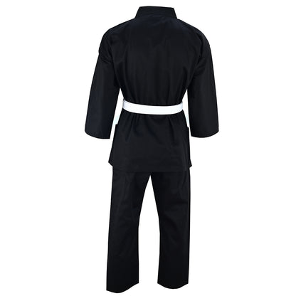 Kids Karate Cotton Suit - Black 8.5oz
