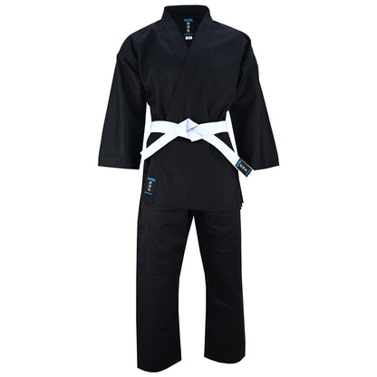 Karate Uniform Black:  Childrens P/C - 7OZ