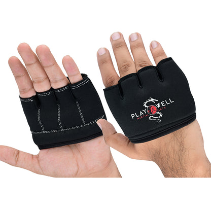 Playwell Gel Knuckle Protector Guards - Black
