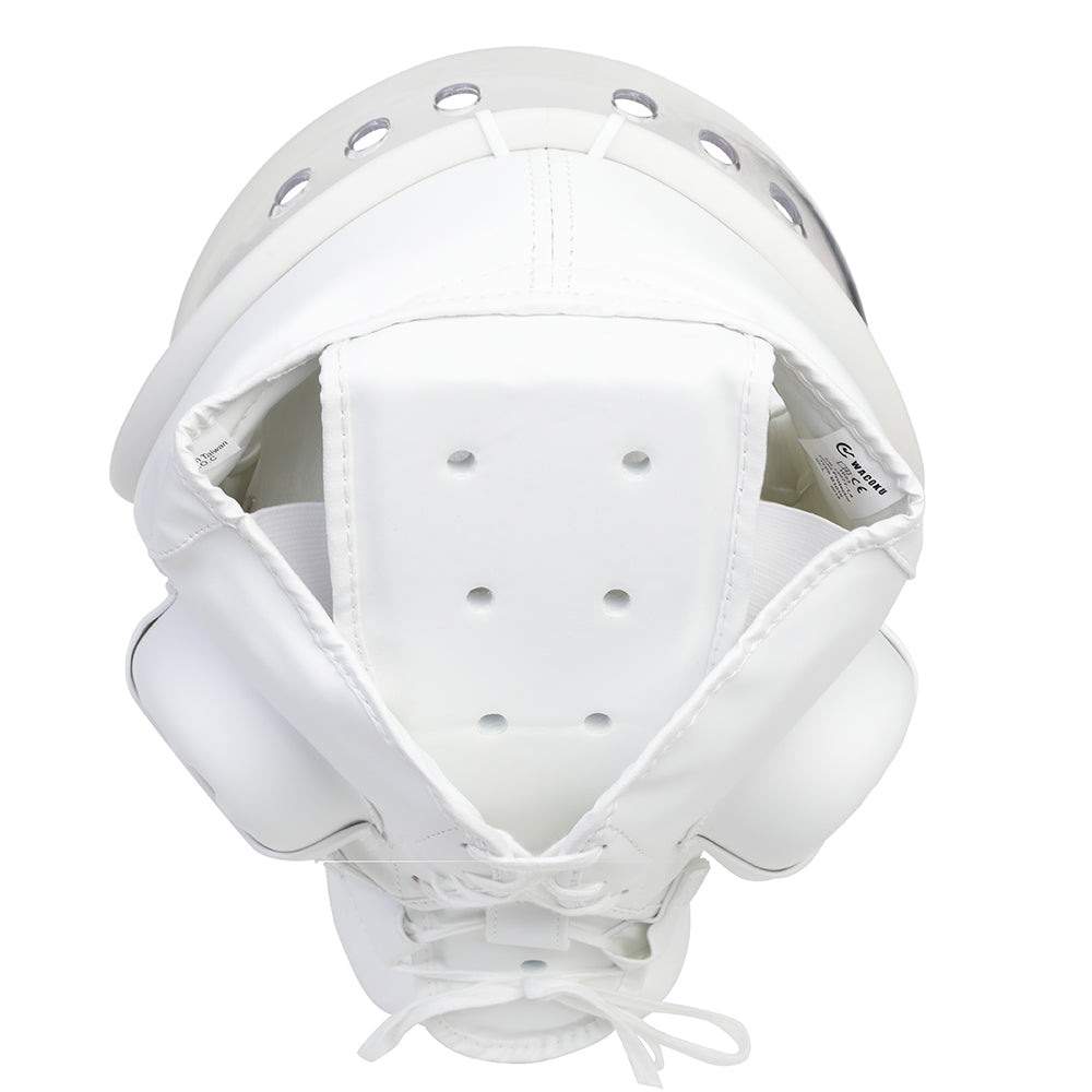 Kudo White  Headguard: Full Mask CE Approved