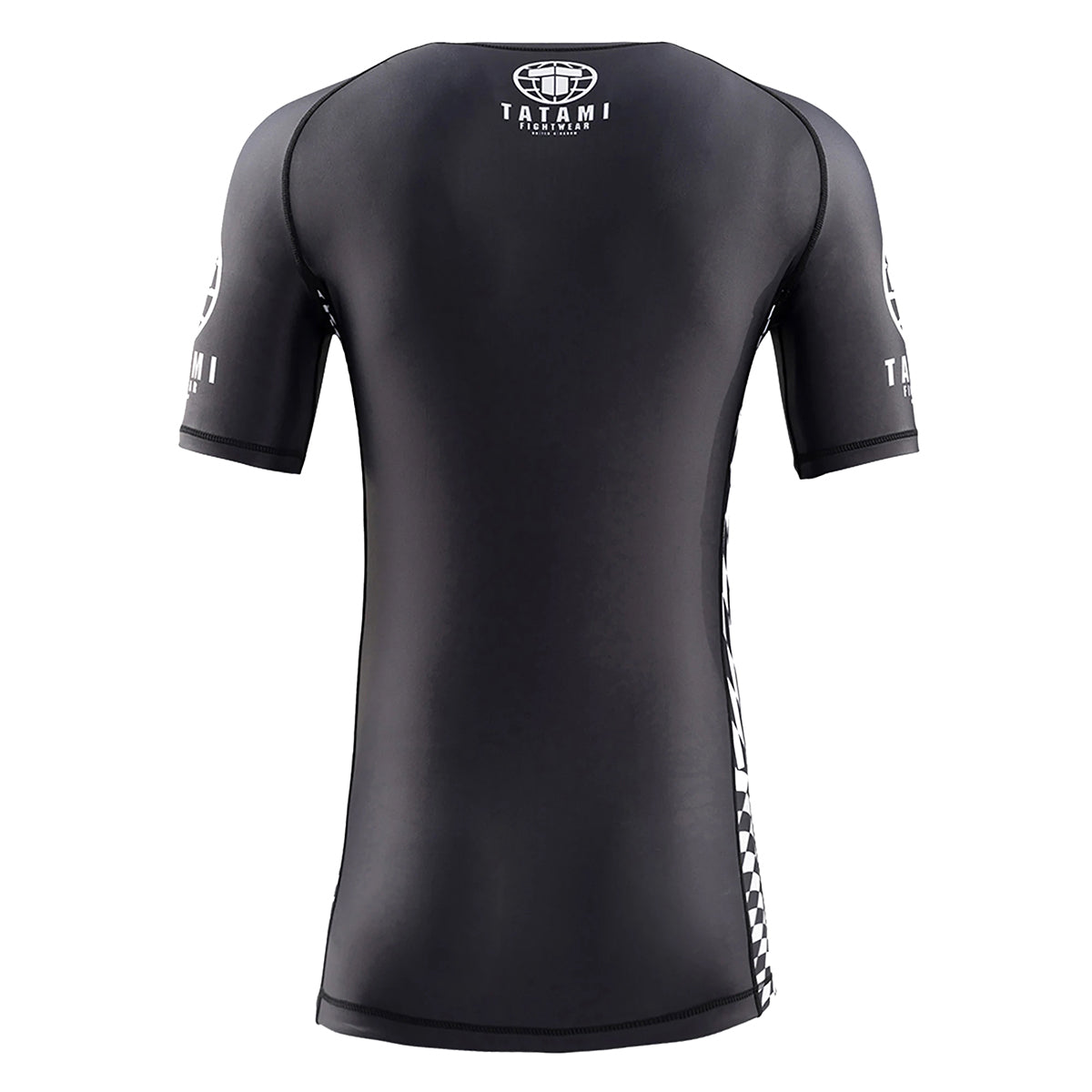 Tatami Mens Black Raid Short Sleeve Rash Guard