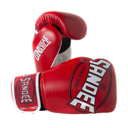 Sandee Kids Muay Thai Boxing Gloves  - Red