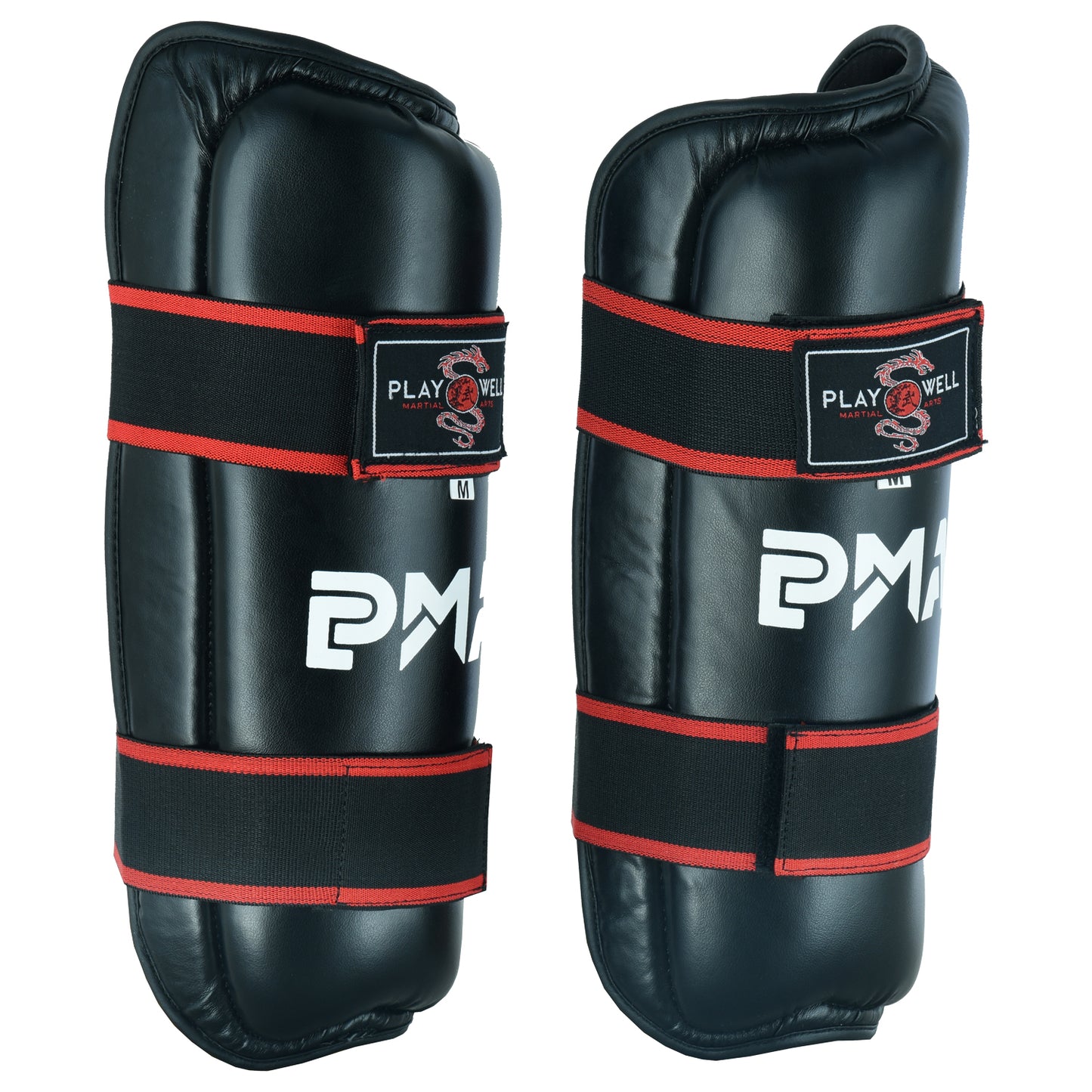 Semi Contact Elite Kickboxing Shin Guards - Black