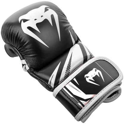 Venum MMA Challenger 7oz Sparring Gloves - Black/White