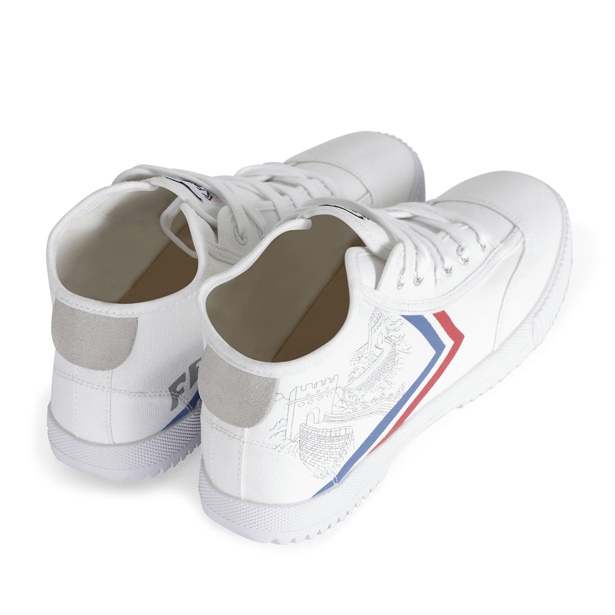High Top Feiyue Vintage Wushu Training Shoes : White